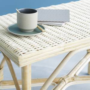 Couchtisch BOHO Beige - Rattan - 40 x 45 x 70 cm