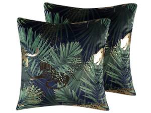 Coussin décoratif BELLEROSE Doré - Vert - Textile - 45 x 12 x 45 cm