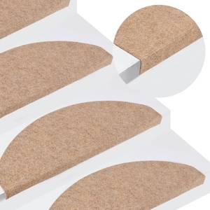 Treppenmatte 3011517-2 (15er Set) Beige - 22 x 65 cm