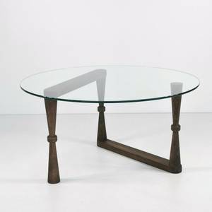 Table basse Vegastra Marron - En partie en bois massif - 80 x 41 x 80 cm