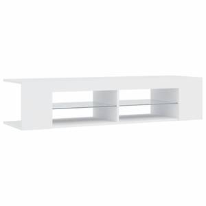 Meuble tv 3008762 Blanc - Bois manufacturé - 39 x 30 x 135 cm