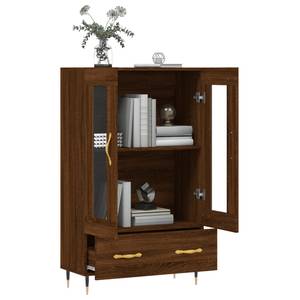 Highboard DE5067 Eiche Schwarzbraun Dekor