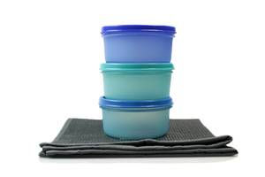 TUPPERWARE Julchen + GLASTUCH Blau - Türkis - Kunststoff - 10 x 5 x 10 cm