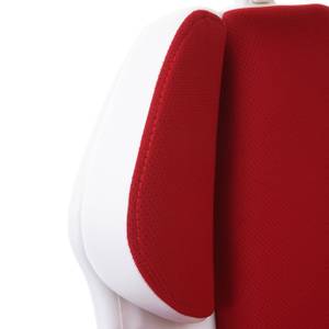 Bürostuhl F12 Rot - Weiß