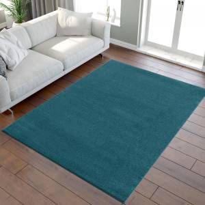 Tapis salon NOSSA 80x150 bleu Bleu - 80 x 150 cm