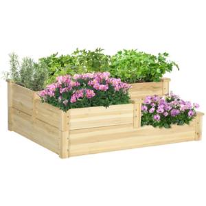 Gartenbeet 845-886V00ND Braun - Holzwerkstoff - Holzart/Dekor - 88 x 36 x 108 cm