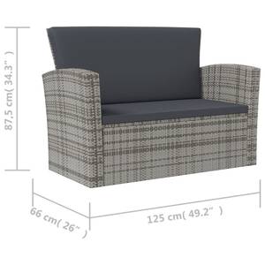 Garten-Lounge-Set (16-teilig) 3012362-1 Grau - Anzahl Teile im Set: 16