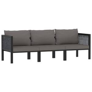 3-Sitzer-Sofa Grau - Textil - 68 x 64 x 200 cm
