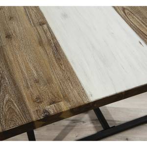 Table à manger en acacia Marron - Bois massif - 100 x 74 x 200 cm