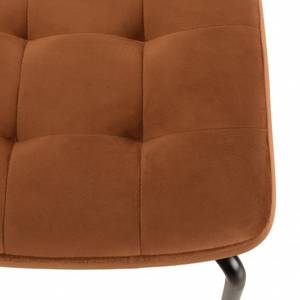 Stuhl und Sessel am Tisch ALBANE 2er Set Orange - Metall - 55 x 81 x 53 cm