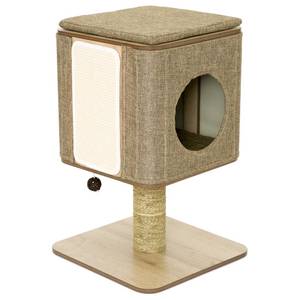 Support d'arbre à chat 3018290 Marron - Bois manufacturé - 42 x 67 x 42 cm