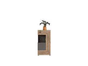 Standschrank Matt Grau Nox Oak Grau - Holzwerkstoff - 60 x 117 x 37 cm