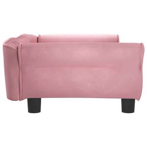 Lit pour chien 3015967 Rose foncé - 95 x 55 cm