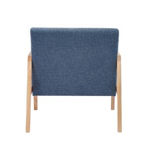 Fauteuil BONIFACIO Bleu - Textile - 74 x 77 x 69 cm