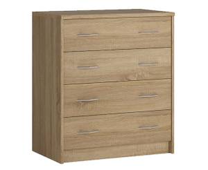 Kommode SCONTO Braun - Holzwerkstoff - 74 x 85 x 45 cm