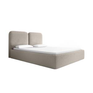 Polsterbett Doppelbett Molgan Beige - Breite: 128 cm