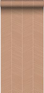 papier peint chevron 7307 Orange