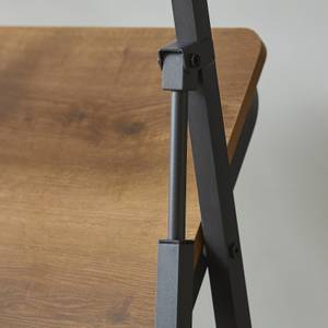 Chaise de Cuisine Pliante FST88-PF Noir - Marron - Bois manufacturé - Métal - 46 x 80 x 48 cm