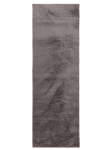 Tapis à poils longs Furry 2 Gris - 80 x 250 cm