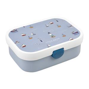 Lunchset Pop-Up Campus 2-teilig Blau - Kunststoff - 8 x 19 x 21 cm