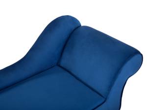 Chaiselongue BIARRITZ Blau - Marineblau - Armlehne davorstehend links - Ecke davorstehend rechts