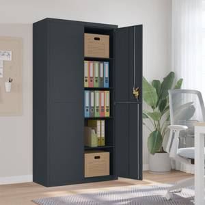 Aktenschrank 299865-2 Anthrazit - Höhe: 180 cm