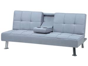 3-Sitzer Sofa ROXEN Grau - Hellgrau - Silber