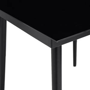 Table de salle à manger de jardin Noir - Métal - 80 x 74 x 80 cm