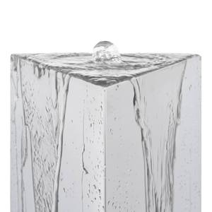 Gartenbrunnen Silber - Metall - 48 x 76 x 34 cm