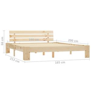 Bettgestell 298511-1 Holz - Breite: 165 cm