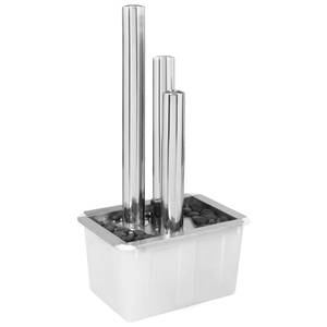 Gartenbrunnen 3002423 Silber - Metall - 34 x 88 x 7 cm