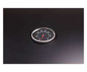 4-Flammen-Gasgrill Schwarz - Metall - 144 x 106 x 56 cm