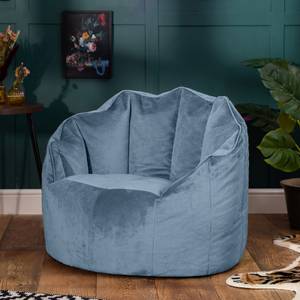 Sitzsack Sessel Sirena Blau - Kunststoff - 77 x 64 x 64 cm
