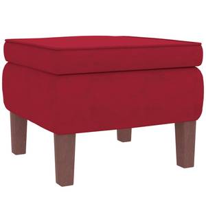 Chaise à bascule avec tabouret 3015093-2 Brun rouge