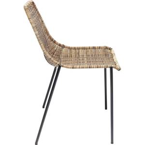 Chaise de jardin Tansania Marron - Matière plastique - 54 x 82 x 56 cm