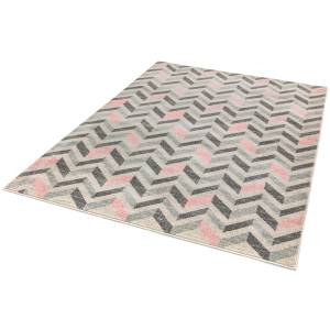 Flachgewebter Teppich WESSON CHEVRON 160 x 230 cm