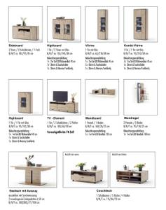 Säulentisch Mendoza 9 Braun - Holzwerkstoff - Holzart/Dekor - 180 x 77 x 100 cm