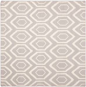 Innenteppich Casablanca DHURRIE Beige - Grau - 185 x 180 cm