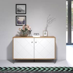 Sideboard Touch Braun - Holz teilmassiv - 123 x 76 x 40 cm