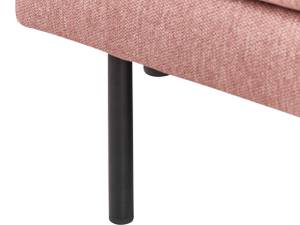 Ecksofa BREDA Schwarz - Braun - Pink