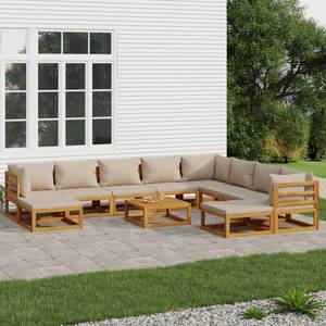 Salon de jardin 3028504-23 (lot de 11) Taupe