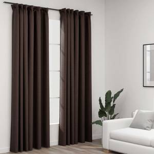 Rideau (lot de 2) 3003243 Taupe - Hauteur : 225 cm