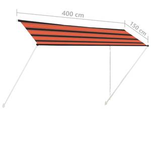 Einziehbare Markise 3001277-3 Breite: 400 cm