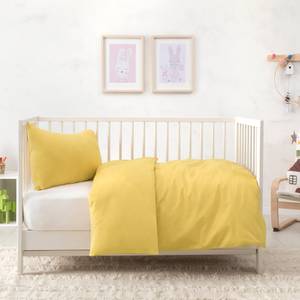 Mono Bettwäsche-Set für Babys Gelb - 80 x 80 cm