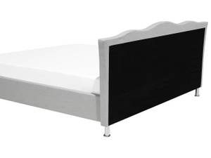 Doppelbett METZ Grau - Hellgrau - Silber - 212 x 103 x 215 cm