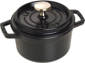 Kasserolle Cocotte Schwarz - 14 x 12 cm