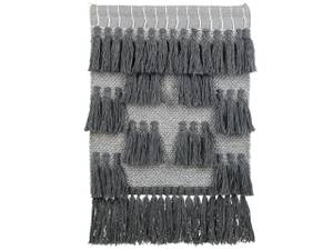 Suspension murale en tissu JIWA Gris - Fibres naturelles - 60 x 106 x 1 cm