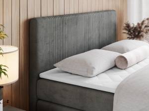 Boxspringbett KING DOREN Breite: 120 cm - H3 - Textil