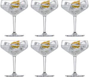 Cocktailglas Basic Bar Selection 6er Set Naturfaser - 2 x 13 x 10 cm