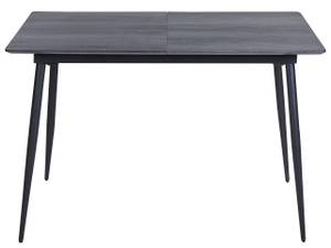 Table de salle à manger GELANDA Noir - Gris - Bois manufacturé - 80 x 78 x 120 cm